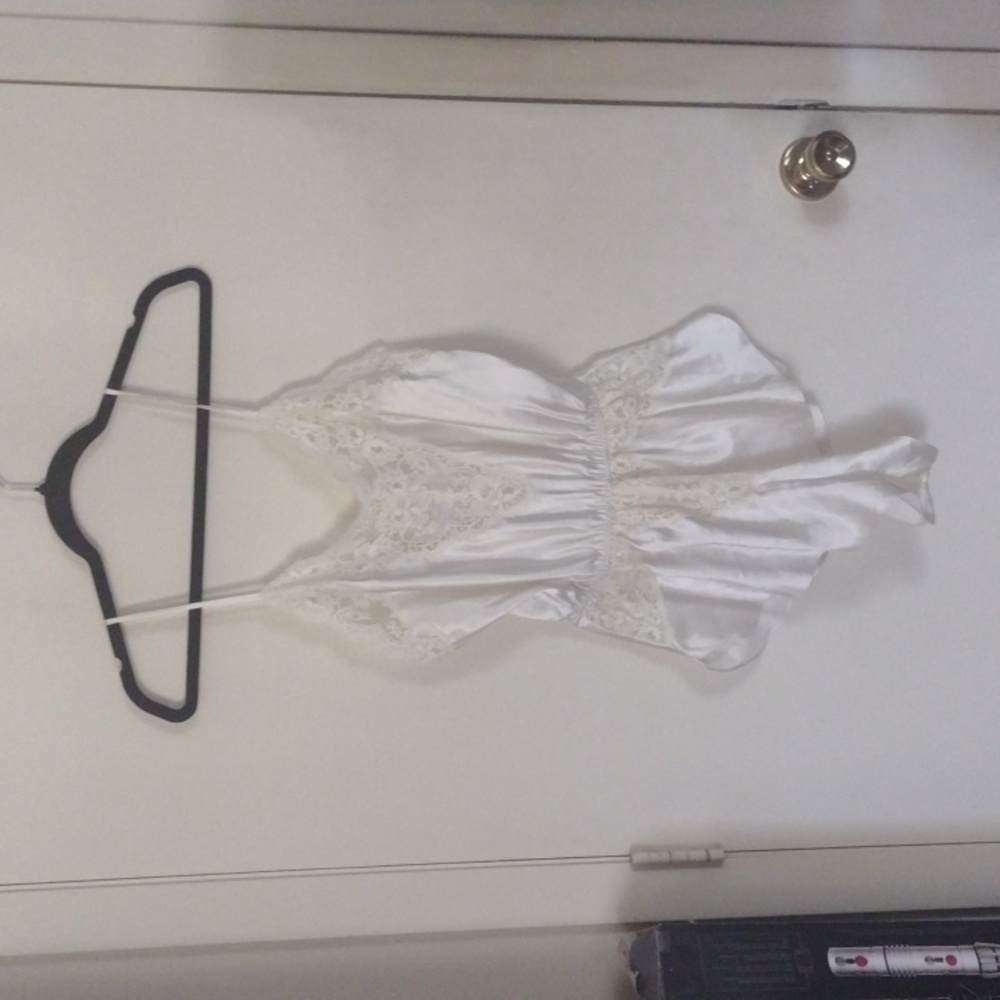 Vintage satin bodysuit